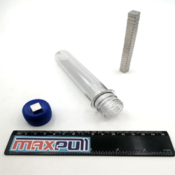 Неодимовые магниты 10х10х4 мм, прямоугольники, MaxPull, набор 25 шт. в тубе - фото 10231