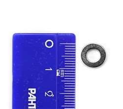 Неодимовый магнит кольцо 10-5х2 мм - фото 7199