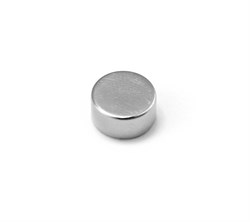 Неодимовый магнит диск 10х5 мм - фото 8677