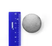 Неодимовый магнит диск 40х20 мм N45 D-40-20-N45